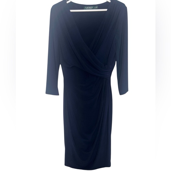 Lauren Ralph Lauren Dresses & Skirts - Lauren Ralph Lauren Formal Wrap Midi Dress Women’s Size 14